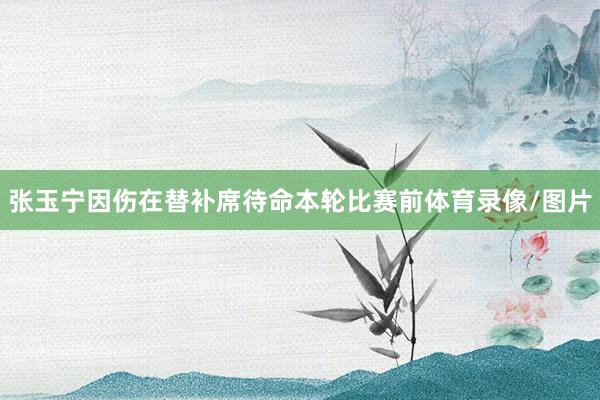 张玉宁因伤在替补席待命本轮比赛前体育录像/图片