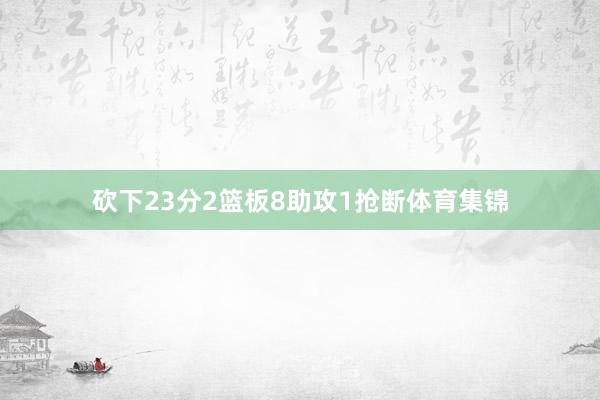 砍下23分2篮板8助攻1抢断体育集锦