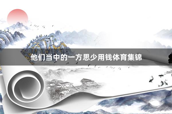 他们当中的一方思少用钱体育集锦