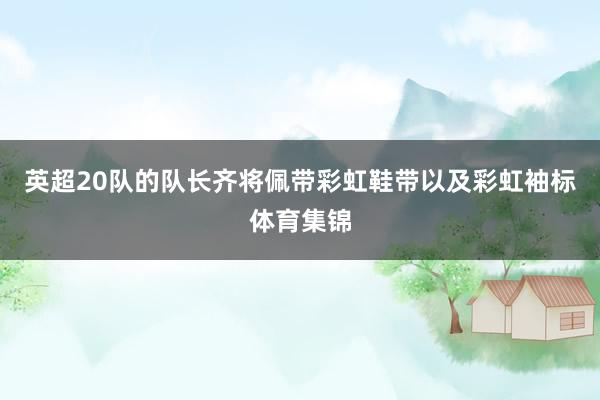 英超20队的队长齐将佩带彩虹鞋带以及彩虹袖标体育集锦