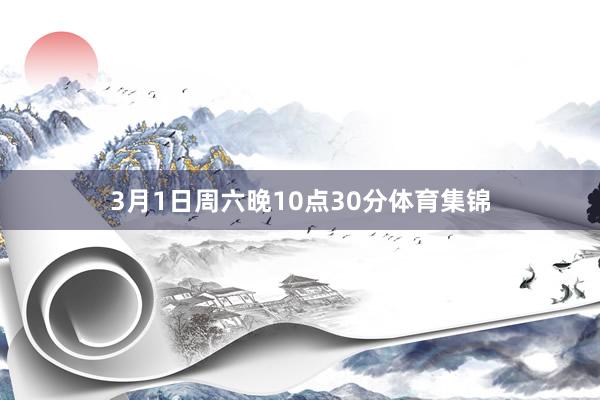 3月1日周六晚10点30分体育集锦