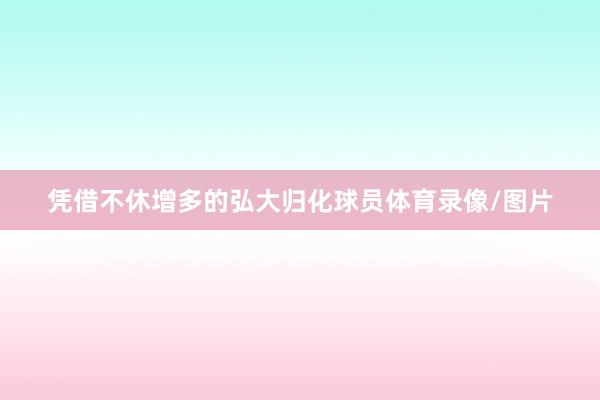 凭借不休增多的弘大归化球员体育录像/图片