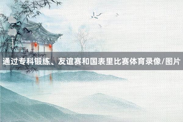 通过专科锻练、友谊赛和国表里比赛体育录像/图片