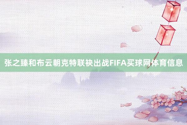 张之臻和布云朝克特联袂出战FIFA买球网体育信息