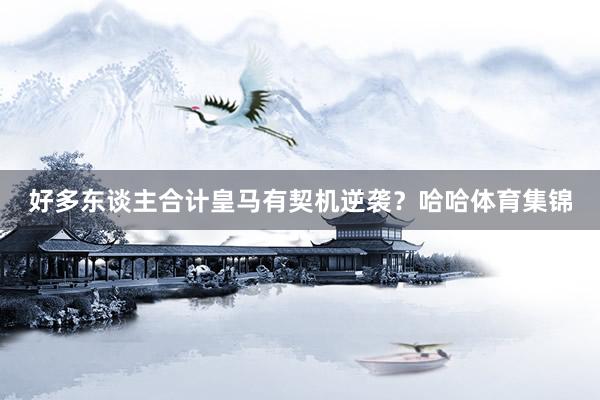好多东谈主合计皇马有契机逆袭？哈哈体育集锦