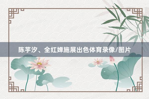 陈芋汐、全红婵施展出色体育录像/图片