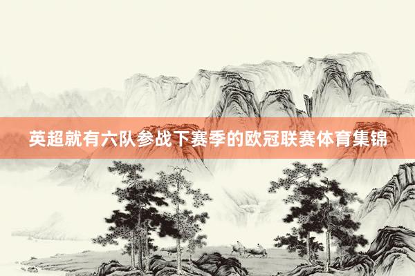 英超就有六队参战下赛季的欧冠联赛体育集锦