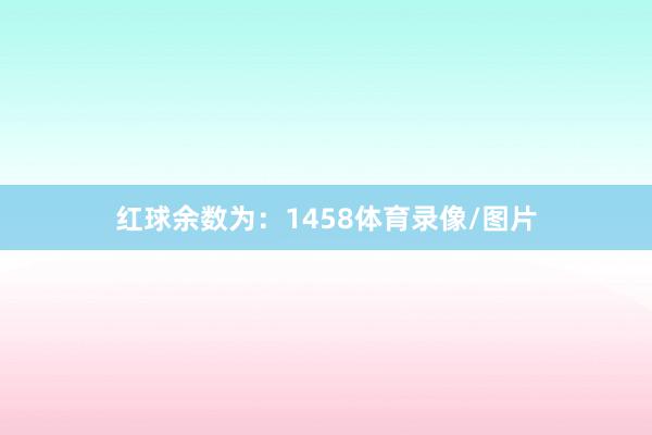 红球余数为：1458体育录像/图片