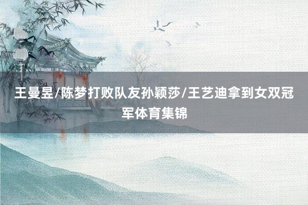 王曼昱/陈梦打败队友孙颖莎/王艺迪拿到女双冠军体育集锦