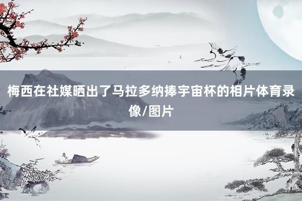 梅西在社媒晒出了马拉多纳捧宇宙杯的相片体育录像/图片