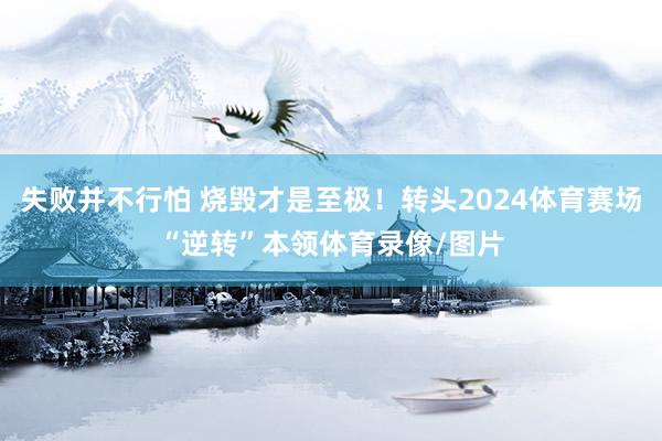 失败并不行怕 烧毁才是至极！转头2024体育赛场“逆转”本领体育录像/图片