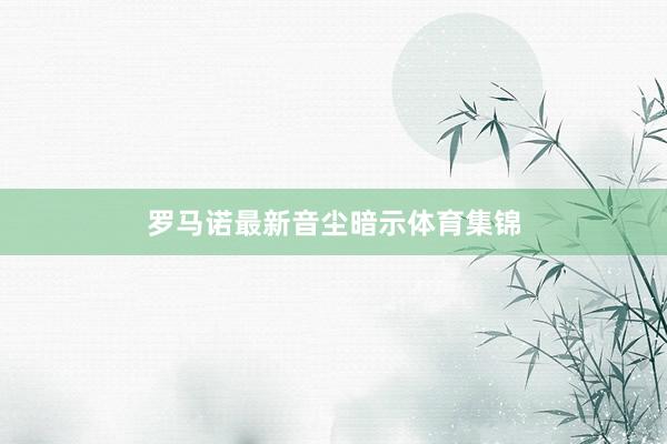 罗马诺最新音尘暗示体育集锦