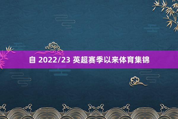 自 2022/23 英超赛季以来体育集锦